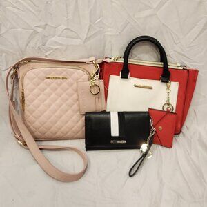 Steve Madden Purse Lot- 2 purses, 1 wallet